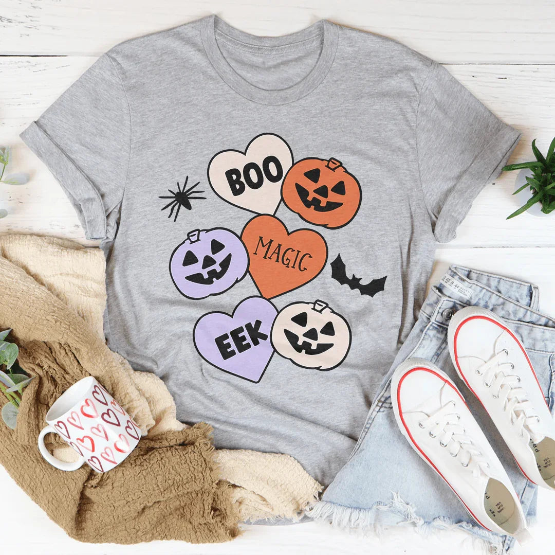 Halloween Candy Hearts Tee - WonderingCloth