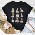 Halloween Ghost Dogs Tee - WonderingCloth