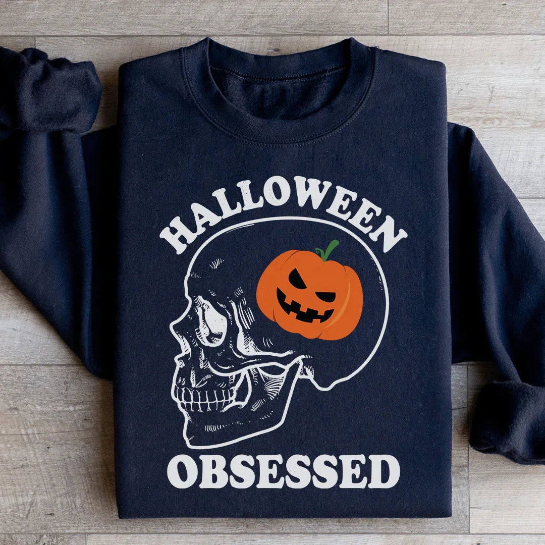 Halloween Obsessed Sweatshirt - WonderingCloth