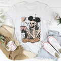 Halloween Skeleton Mouse Ears Tee - WonderingCloth