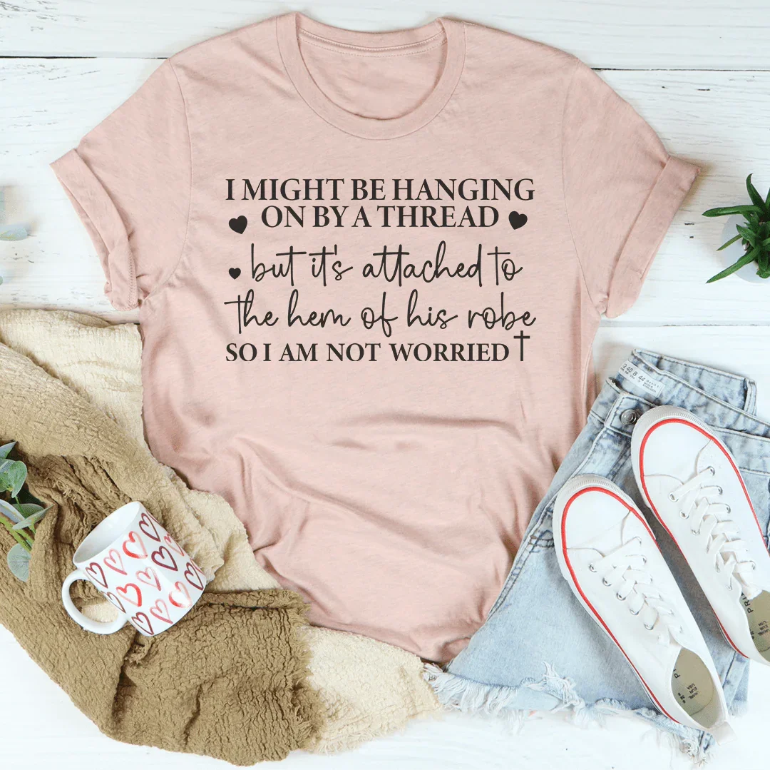 Hanging On By A Thread Tee - WonderingCloth
