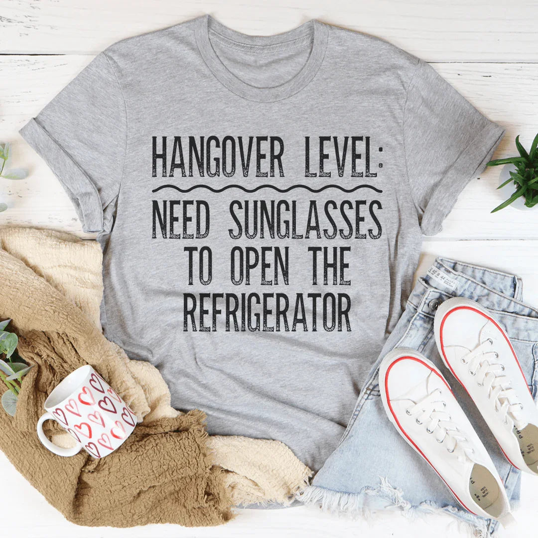 Hangover Level Tee - WonderingCloth
