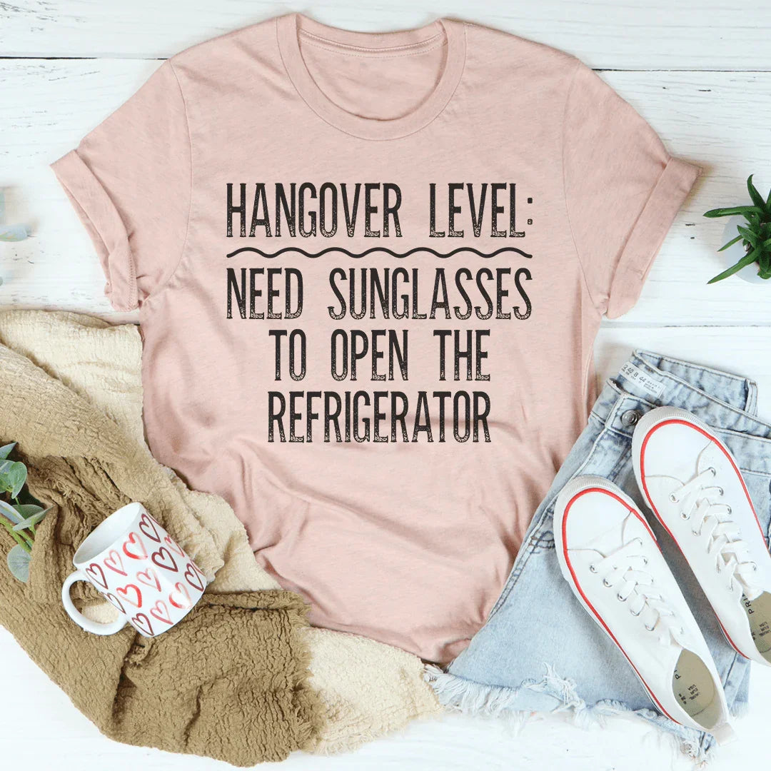 Hangover Level Tee - WonderingCloth