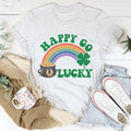 Happy Go Lucky Tee - WonderingCloth