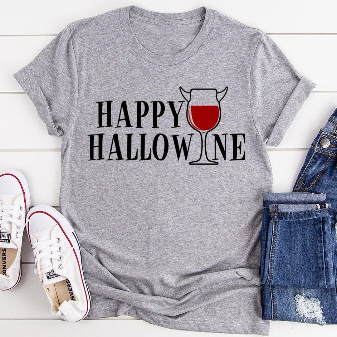 Happy Hallowine Tee - WonderingCloth