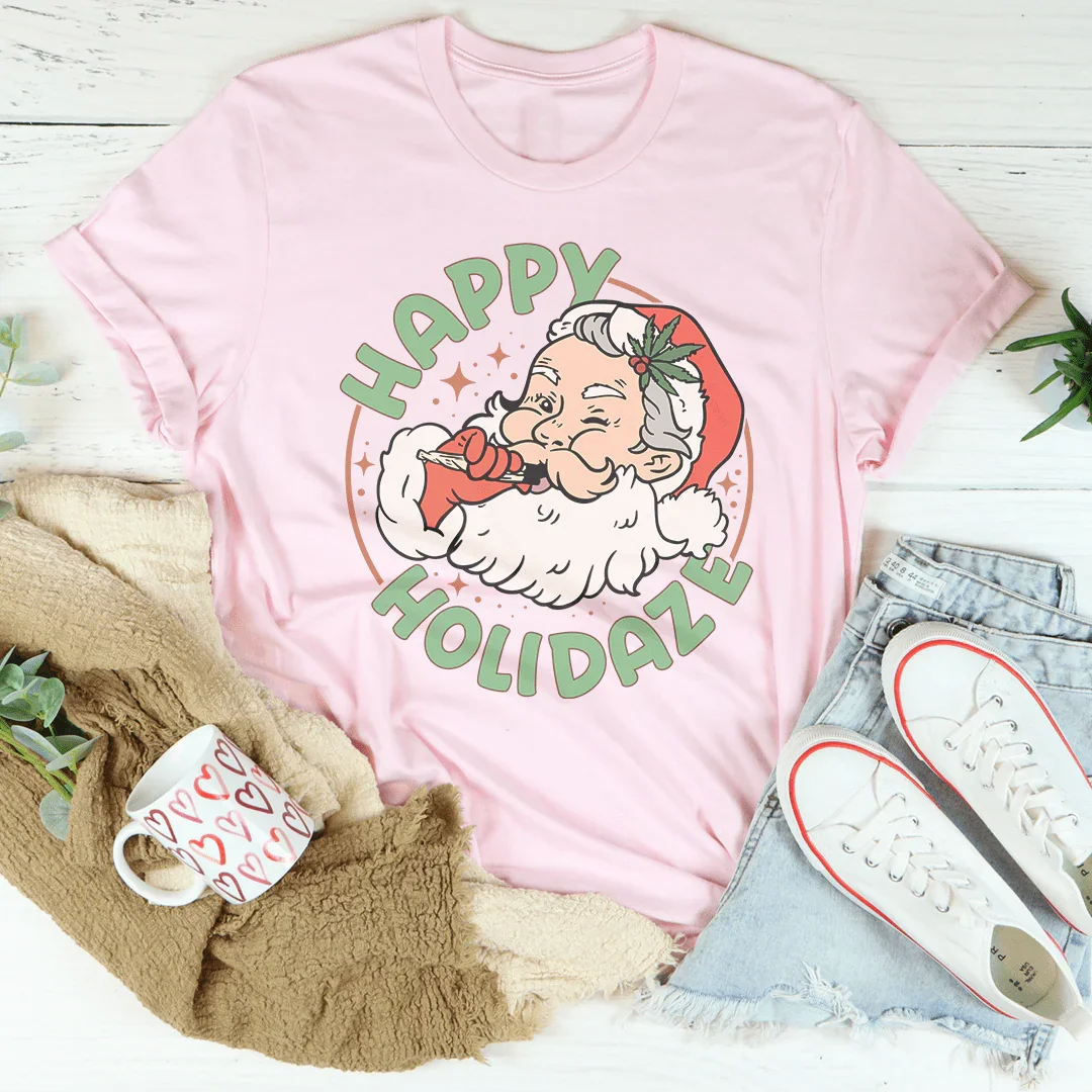 Happy Holidaze Tee - WonderingCloth