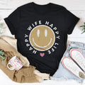 Happy Wife Happy Life Tee - WonderingCloth