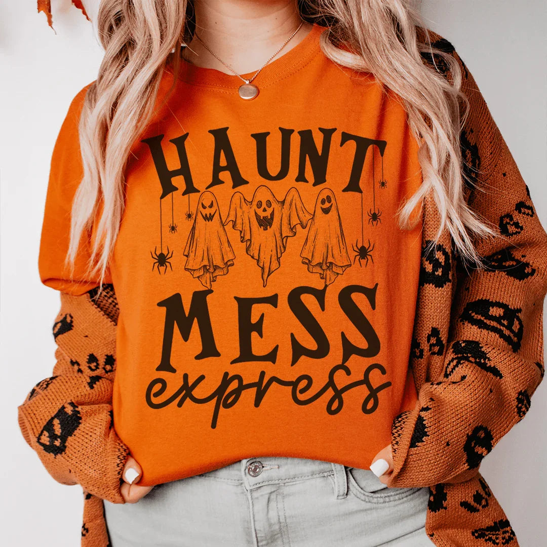 Haunt Mess Express Tee - WonderingCloth