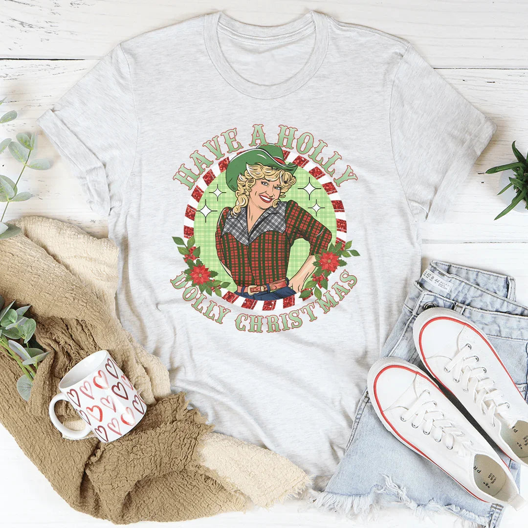 Have A Holly Tee - WonderingCloth
