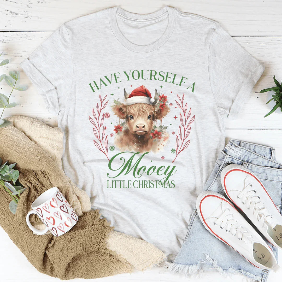 Have Your Self A Mooey Little Christmas Tee - WonderingCloth