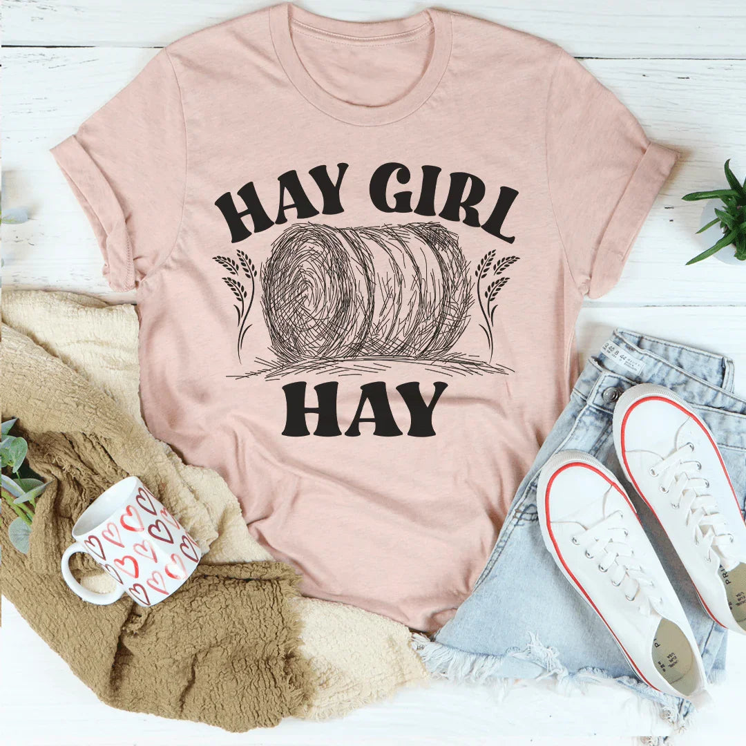 Hay Girl Tee - WonderingCloth