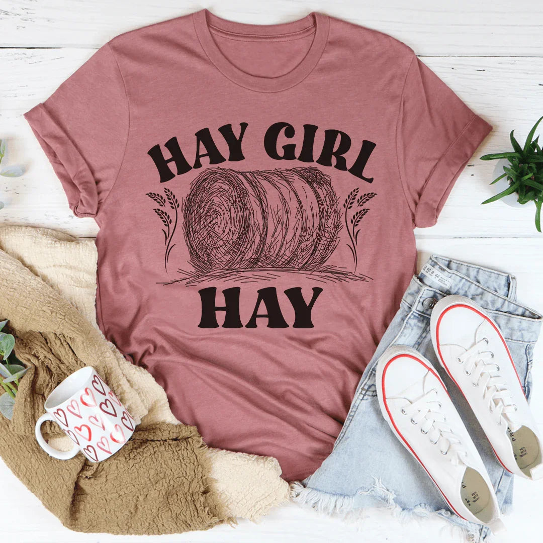 Hay Girl Tee - WonderingCloth