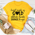 Heart Made Of Gold Tee - WonderingCloth