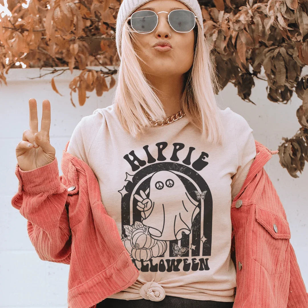 Hippie Halloween Tee - WonderingCloth