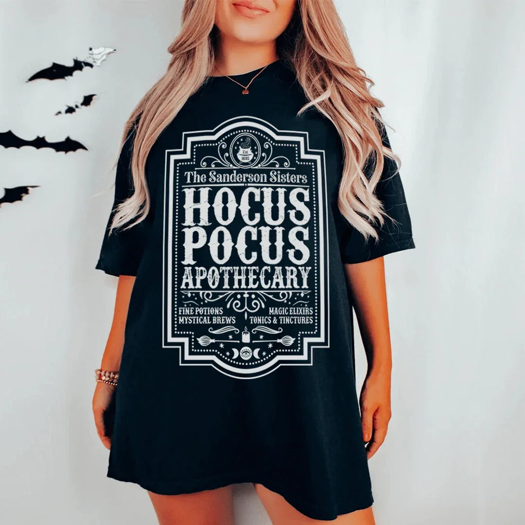 Hocus Pocus Apothecary Tee - WonderingCloth