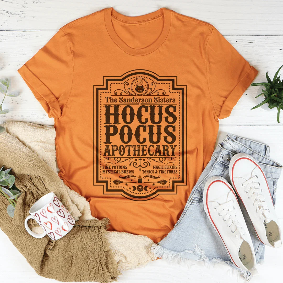 Hocus Pocus Apothecary Tee - WonderingCloth