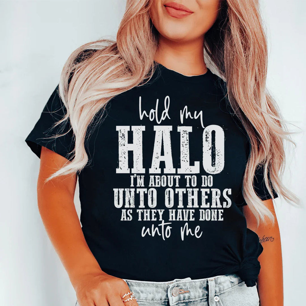 Hold My Halo Tee - WonderingCloth