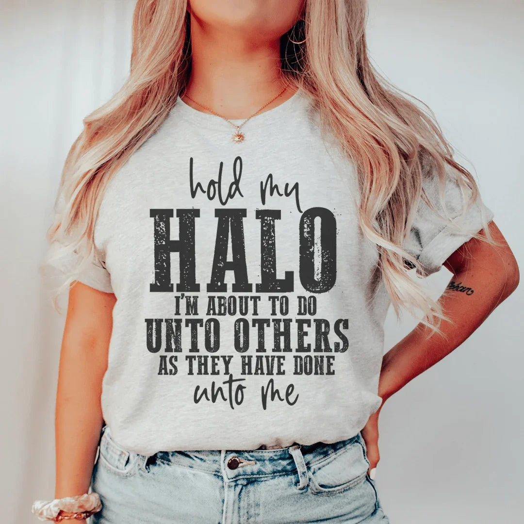 Hold My Halo Tee - WonderingCloth