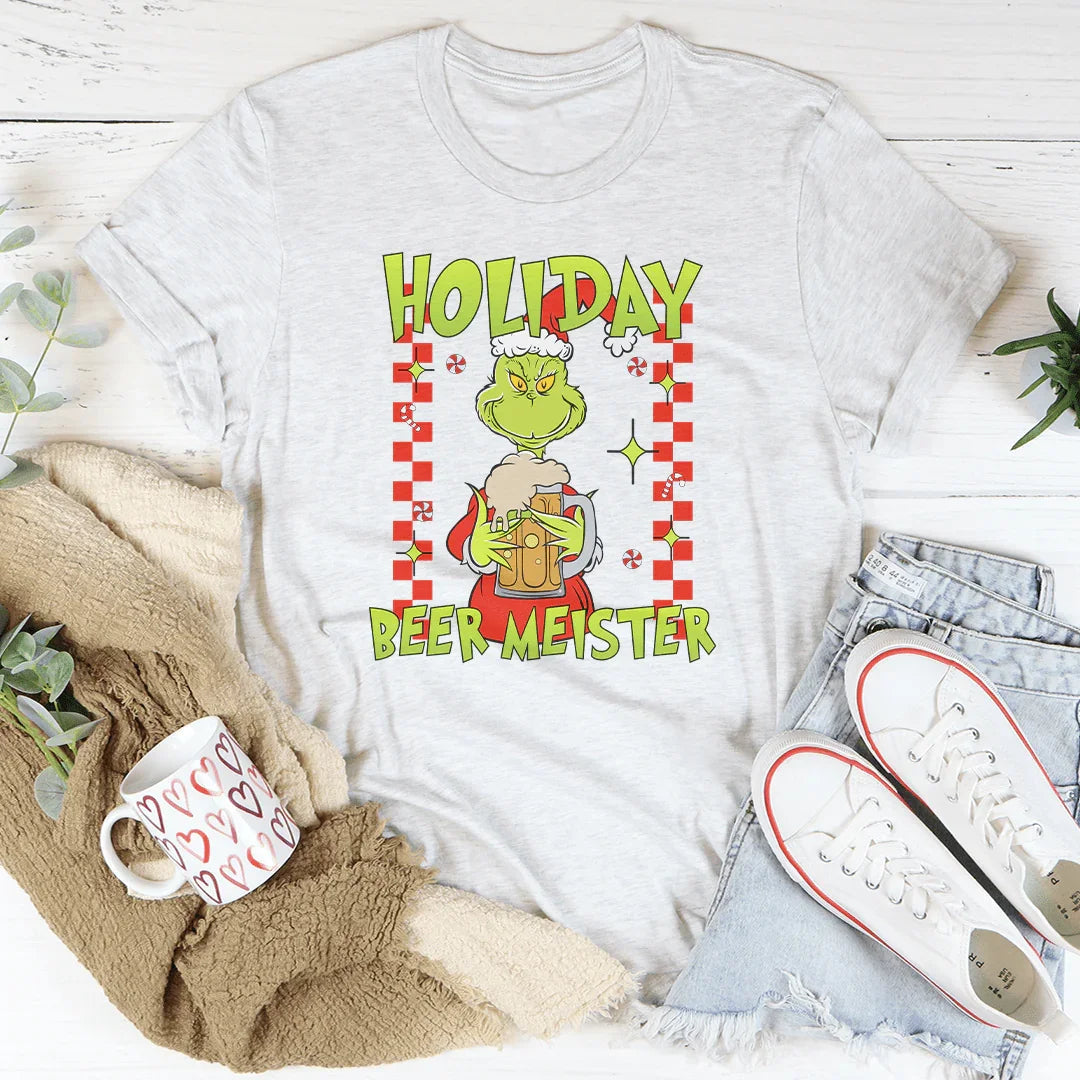 Holiday Beer Meister Tee - WonderingCloth