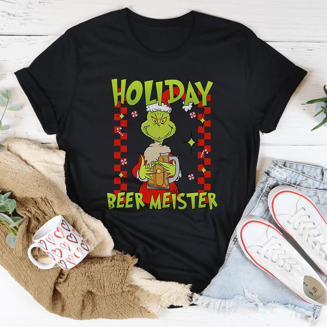 Holiday Beer Meister Tee - WonderingCloth
