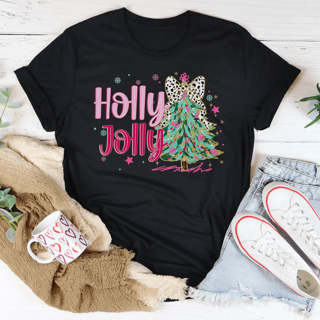 Holly Jolly Tee - WonderingCloth