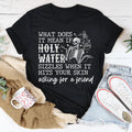Holy Water Skull Tee - WonderingCloth