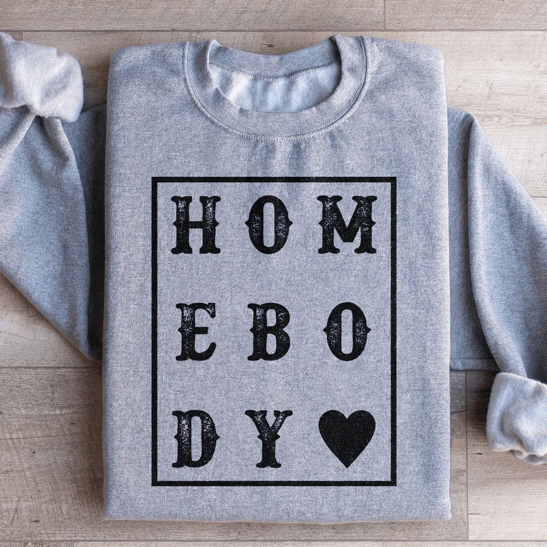 Homebody Heart Sweatshirt - WonderingCloth