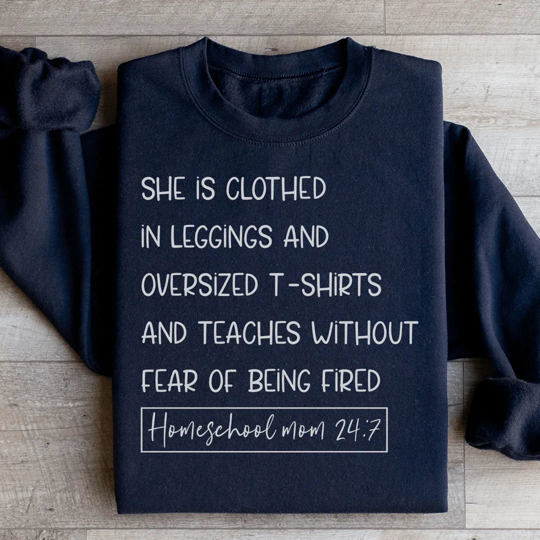 Homeschool Mom 247 Sweatshirt - WonderingCloth