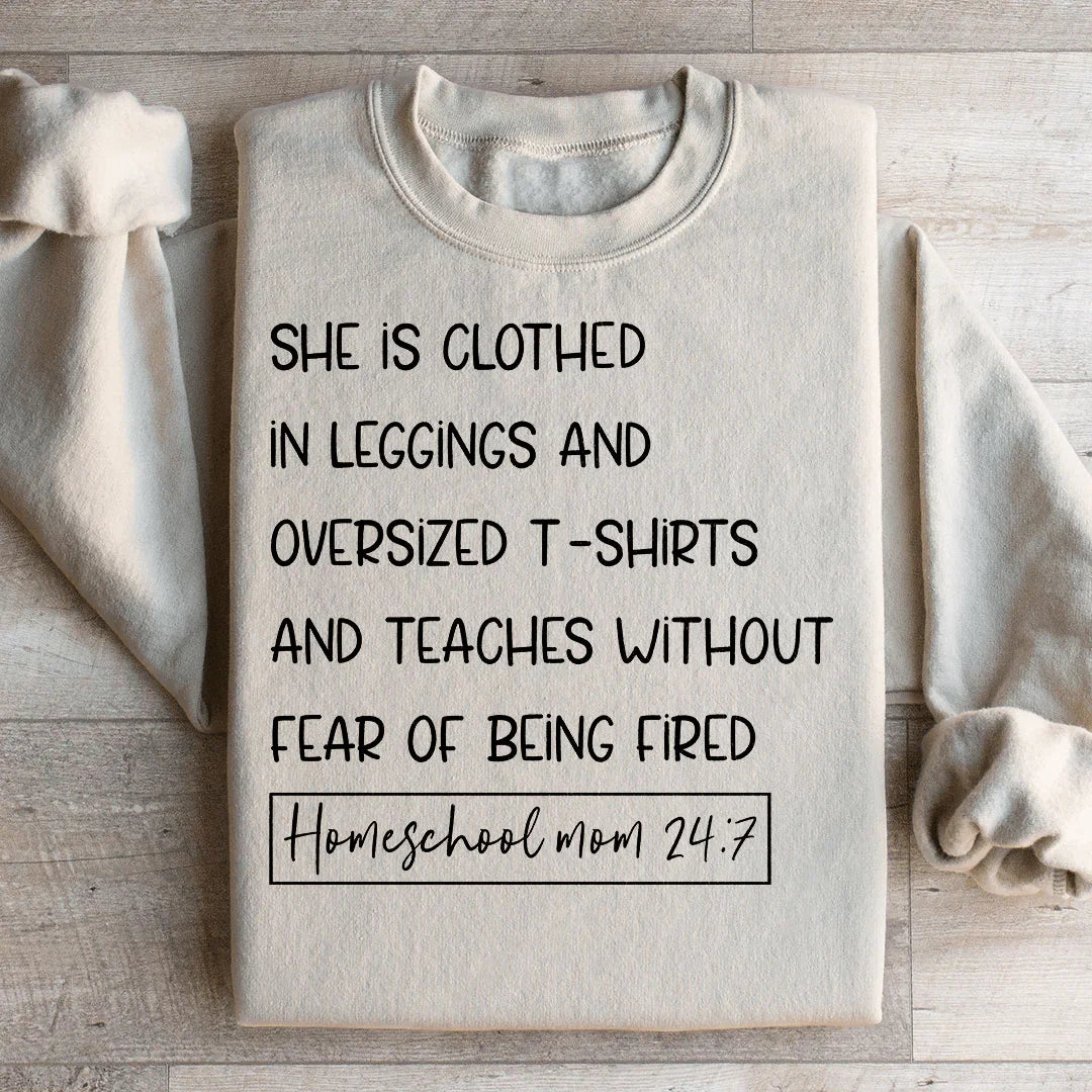 Homeschool Mom 247 Sweatshirt - WonderingCloth
