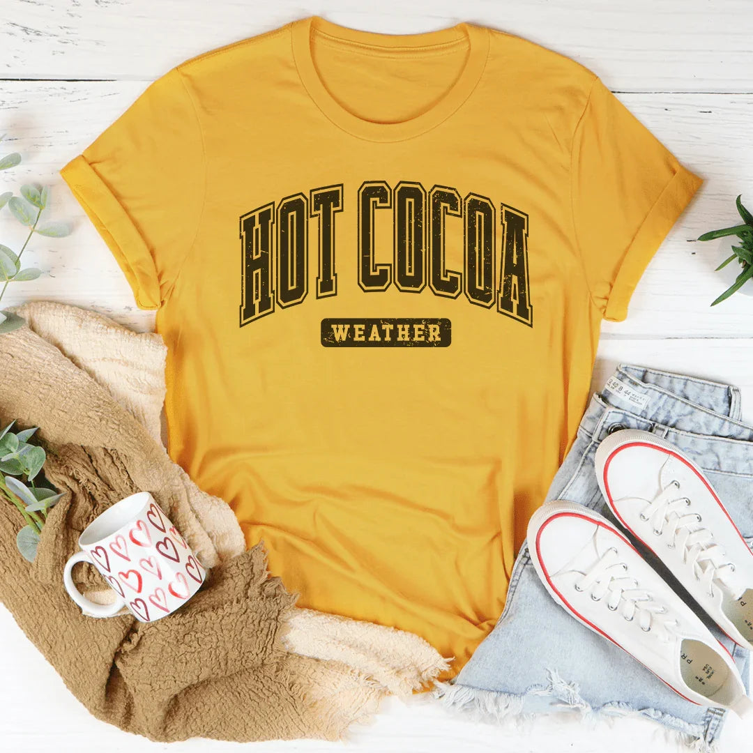 Hot Cocoa Weather Tee - WonderingCloth