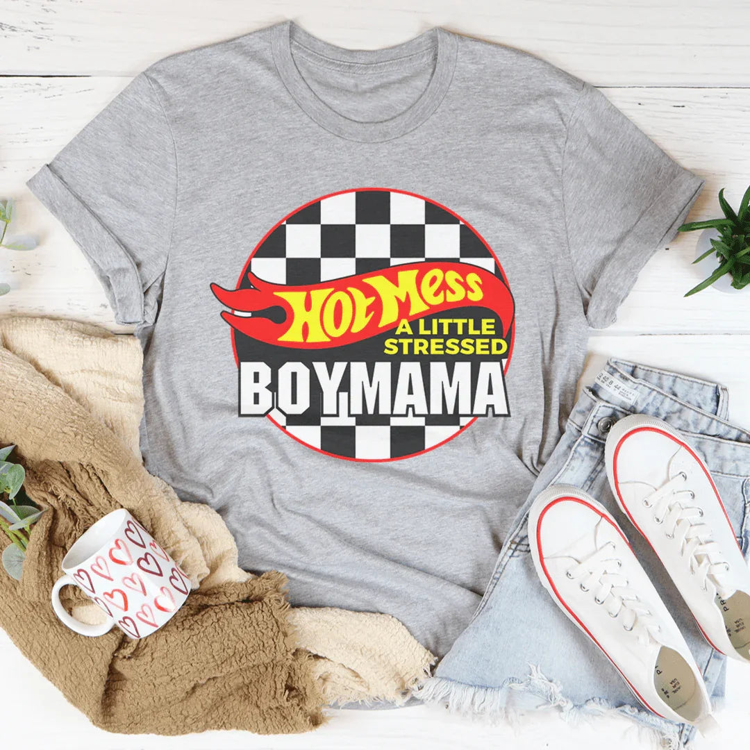 Hot Mess Boy Mama - WonderingCloth