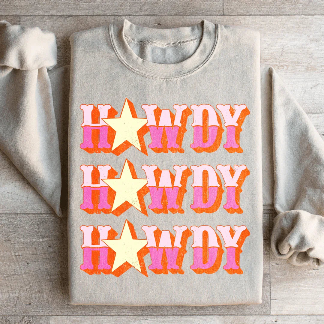 Howdy Western Sweatshirt - WonderingCloth