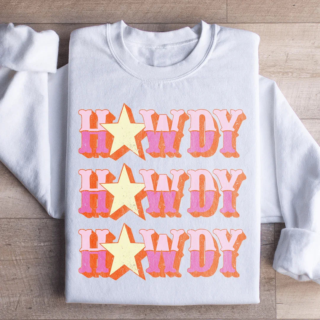 Howdy Western Sweatshirt - WonderingCloth