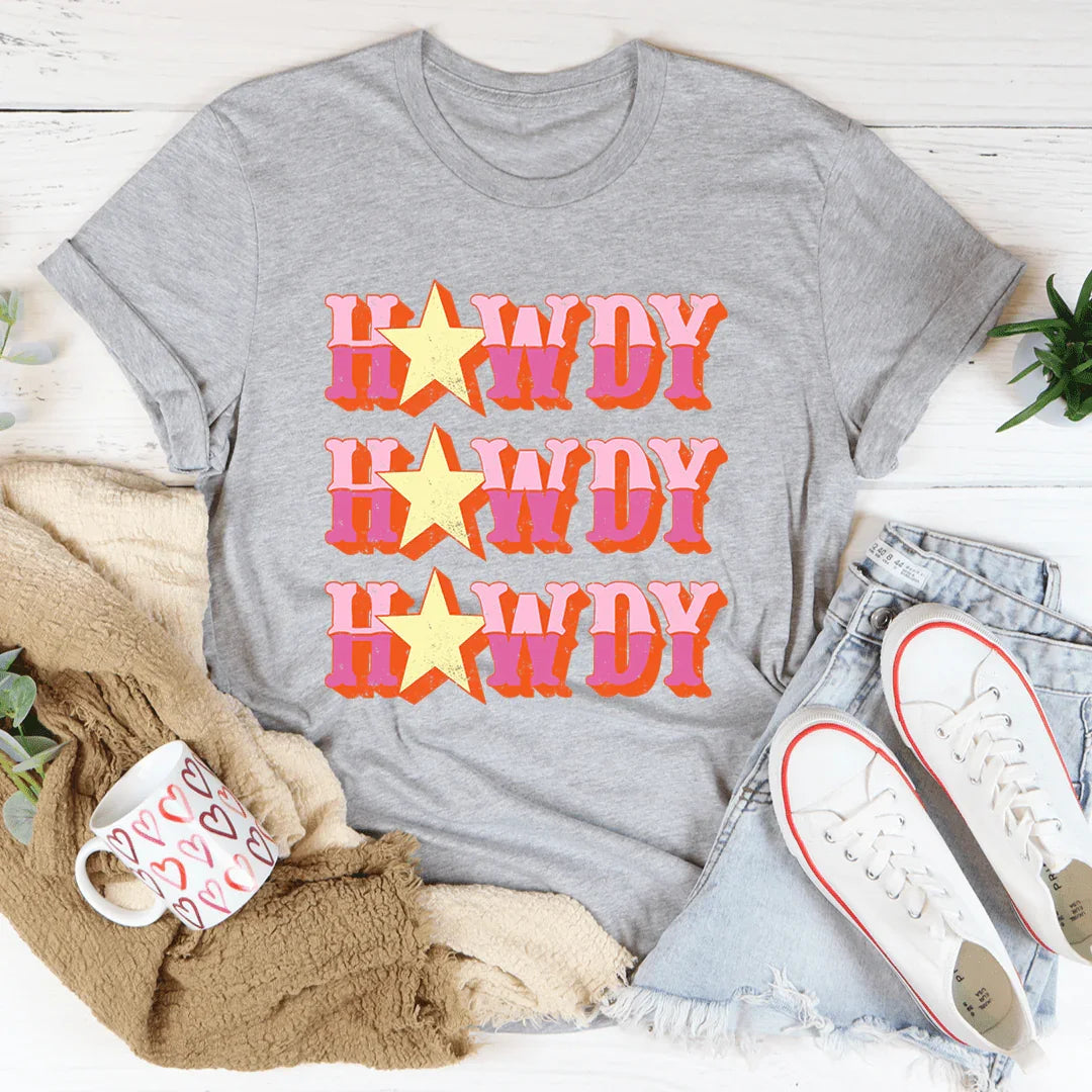 Howdy Western Tee - WonderingCloth