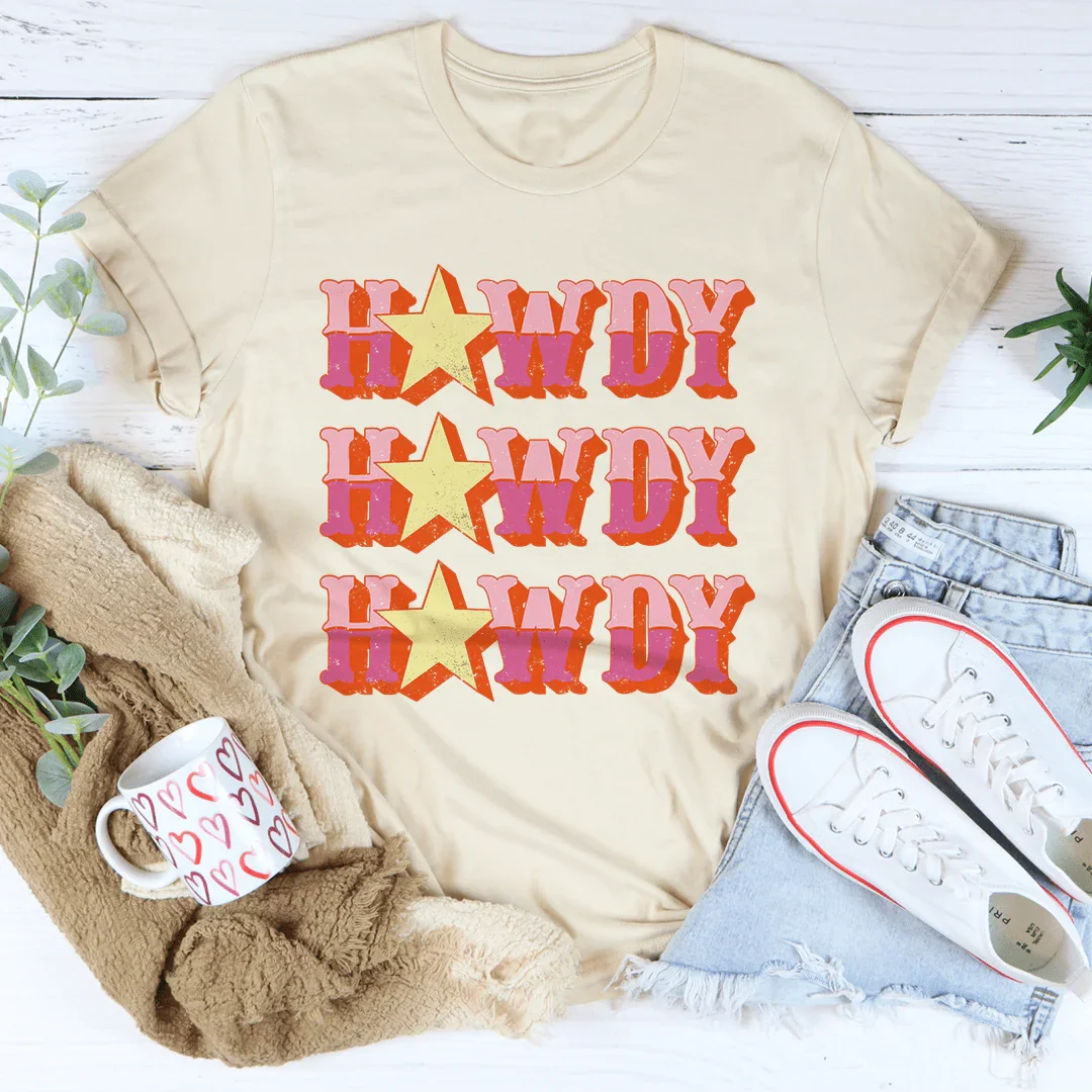 Howdy Western Tee - WonderingCloth
