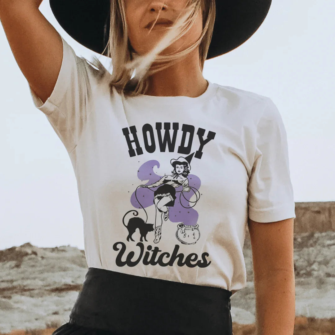 Howdy Witches Tee - WonderingCloth