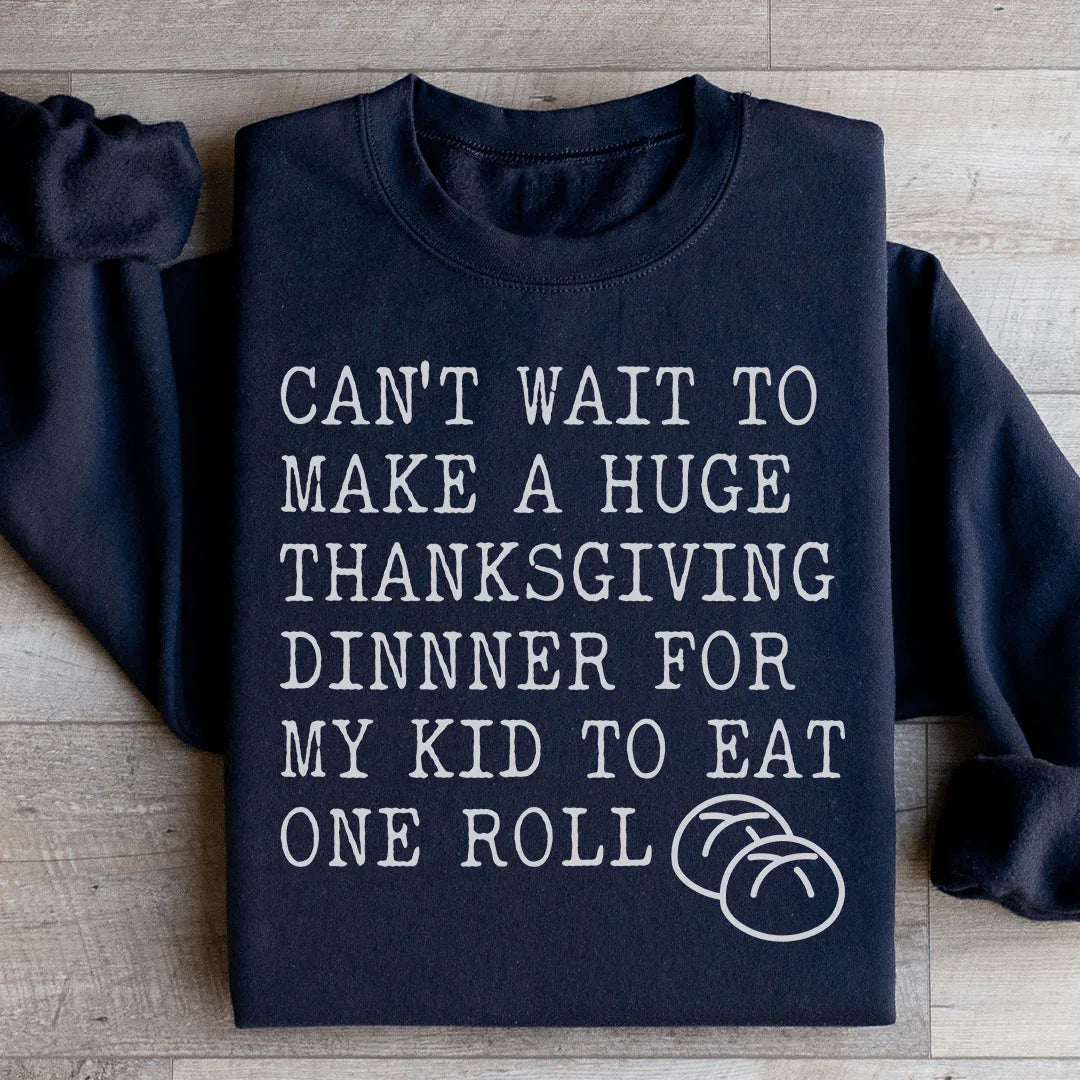 Huge Thanksgiving Dinner Sweatshirt - WonderingCloth