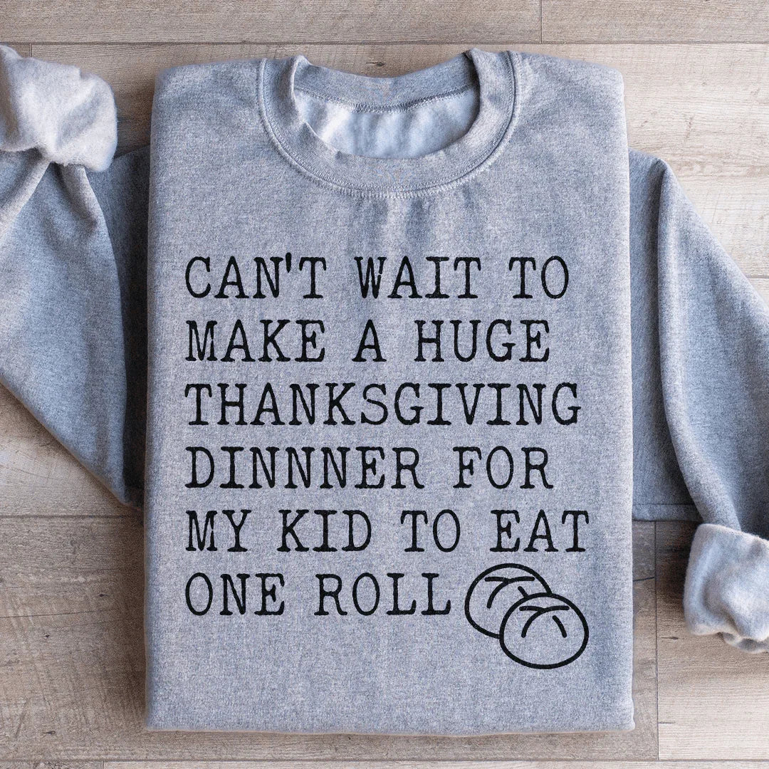 Huge Thanksgiving Dinner Sweatshirt - WonderingCloth