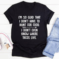 Hunt For Food Tee - WonderingCloth