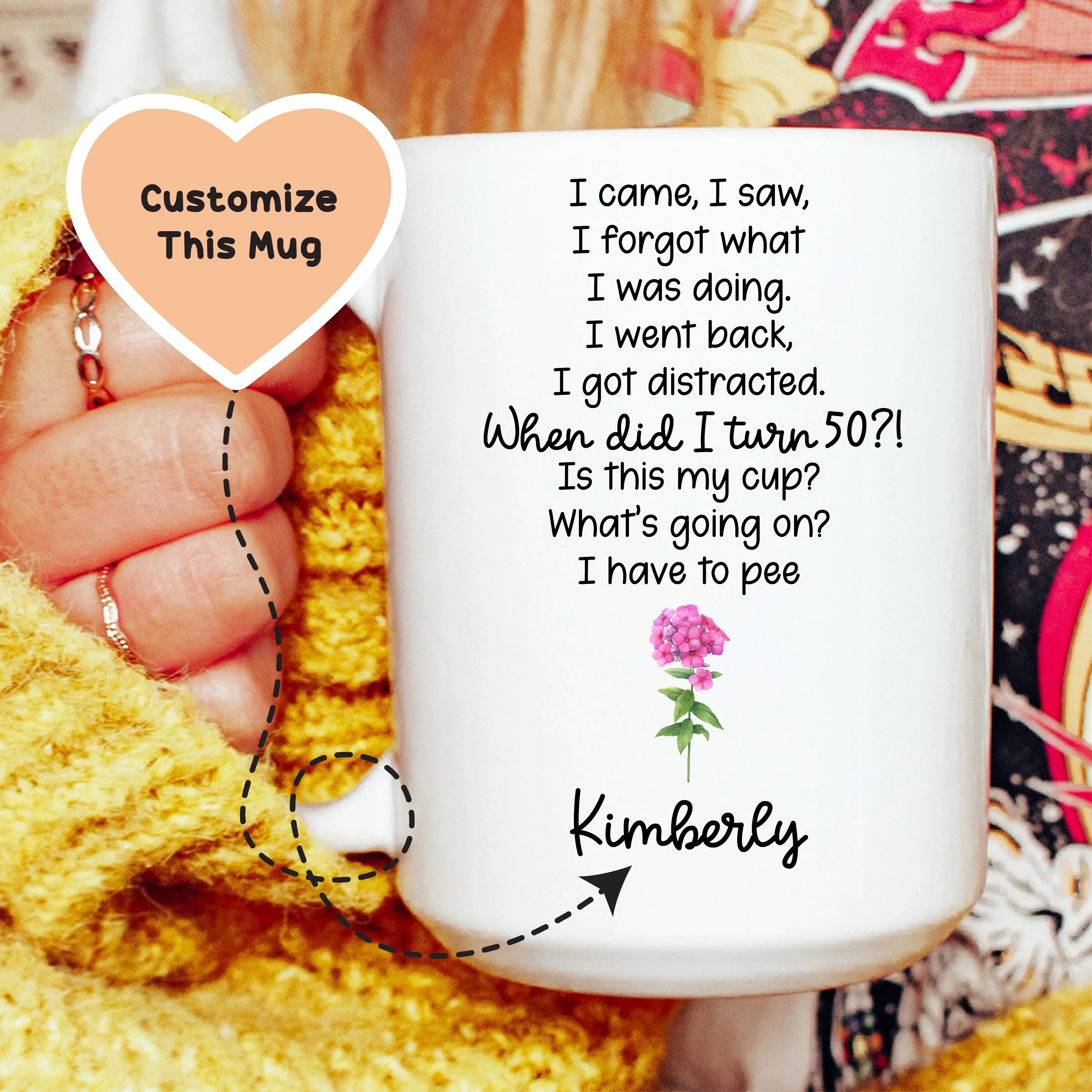 I Forgot What I Was Doing Custom Birthday Mug - WonderingCloth