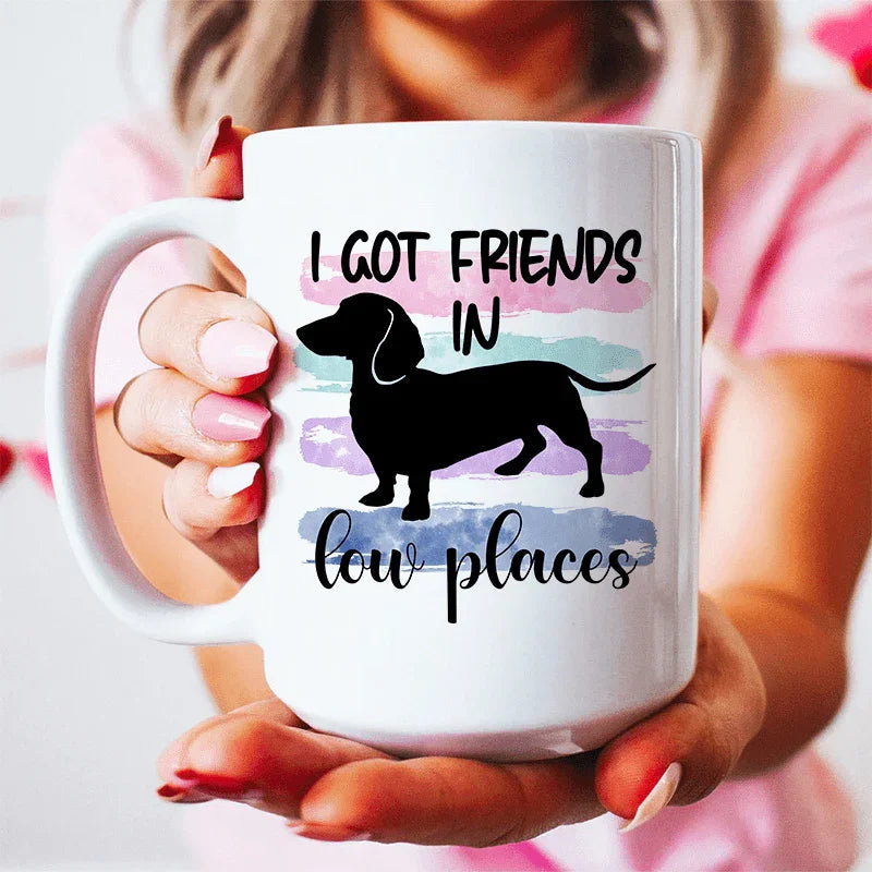 I Got Friends In Low Places Ceramic Mug 15 oz - WonderingCloth