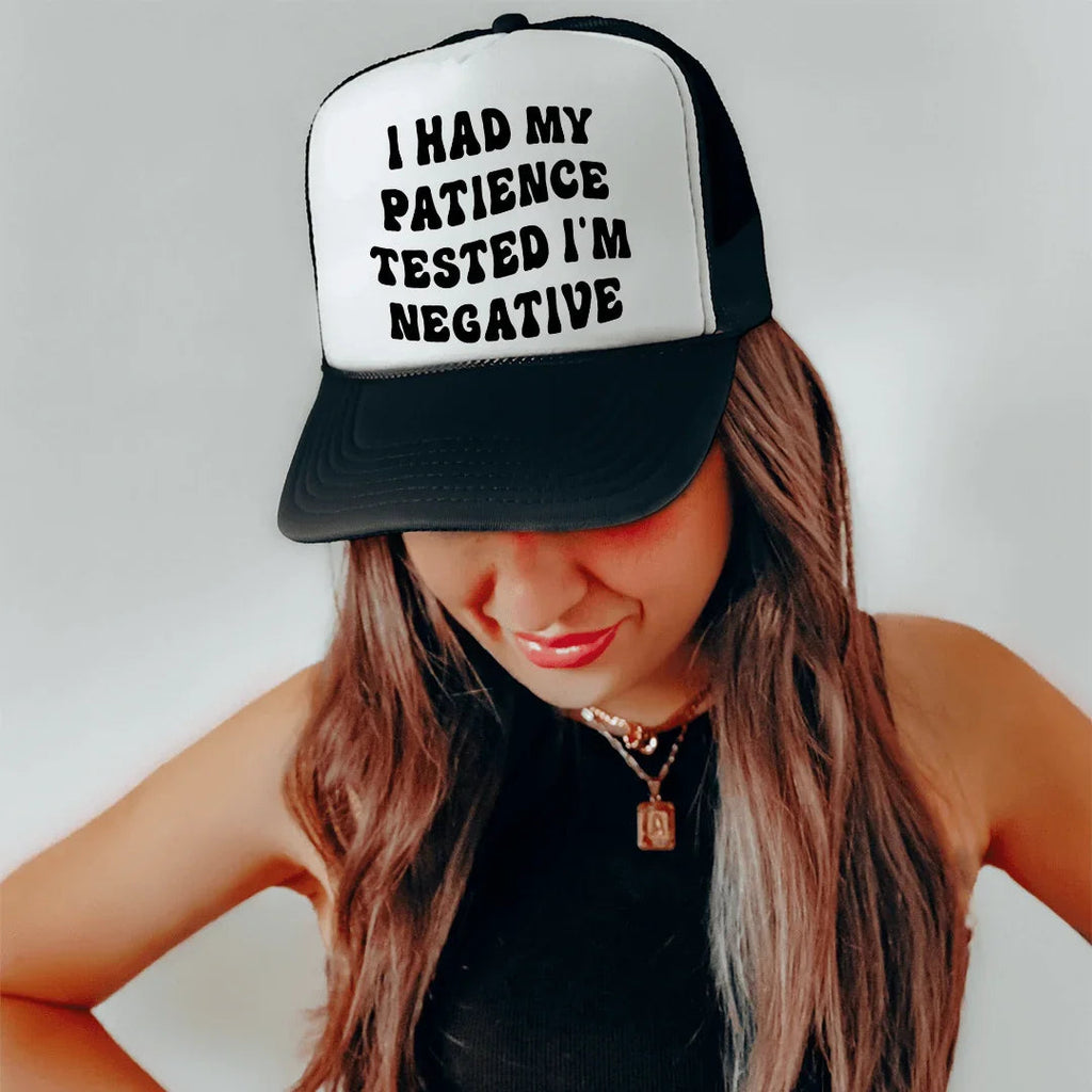 I Had Patience Trucker Hat - WonderingCloth