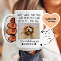 I’ll Be Watching You Custom Pet Mug - WonderingCloth
