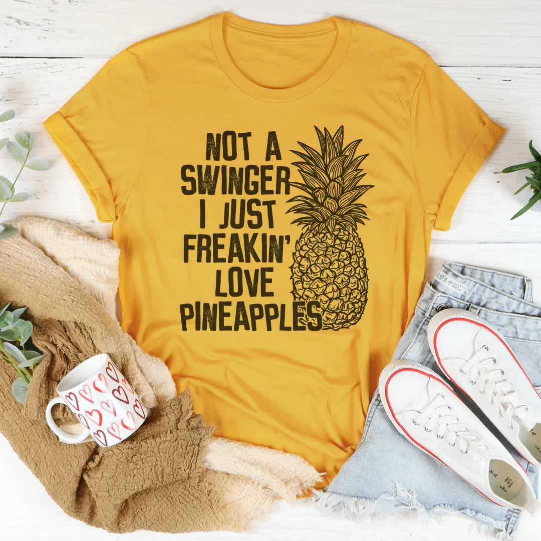 I Love Pineapples Tee - WonderingCloth
