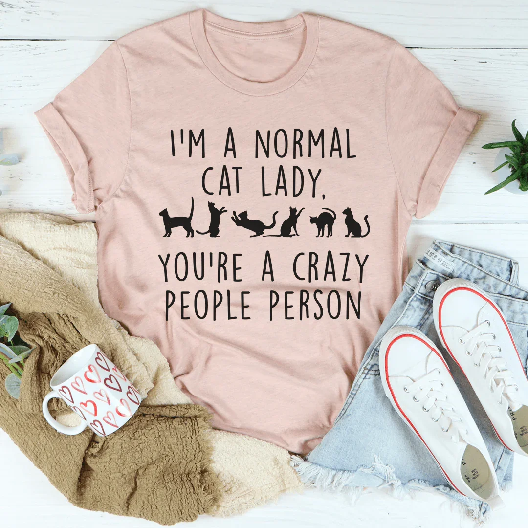 I'm A Normal Cat Lady Tee - WonderingCloth