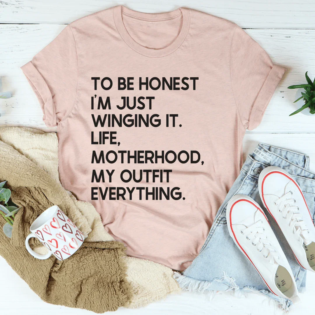 I'm Just Winging It Tee - WonderingCloth