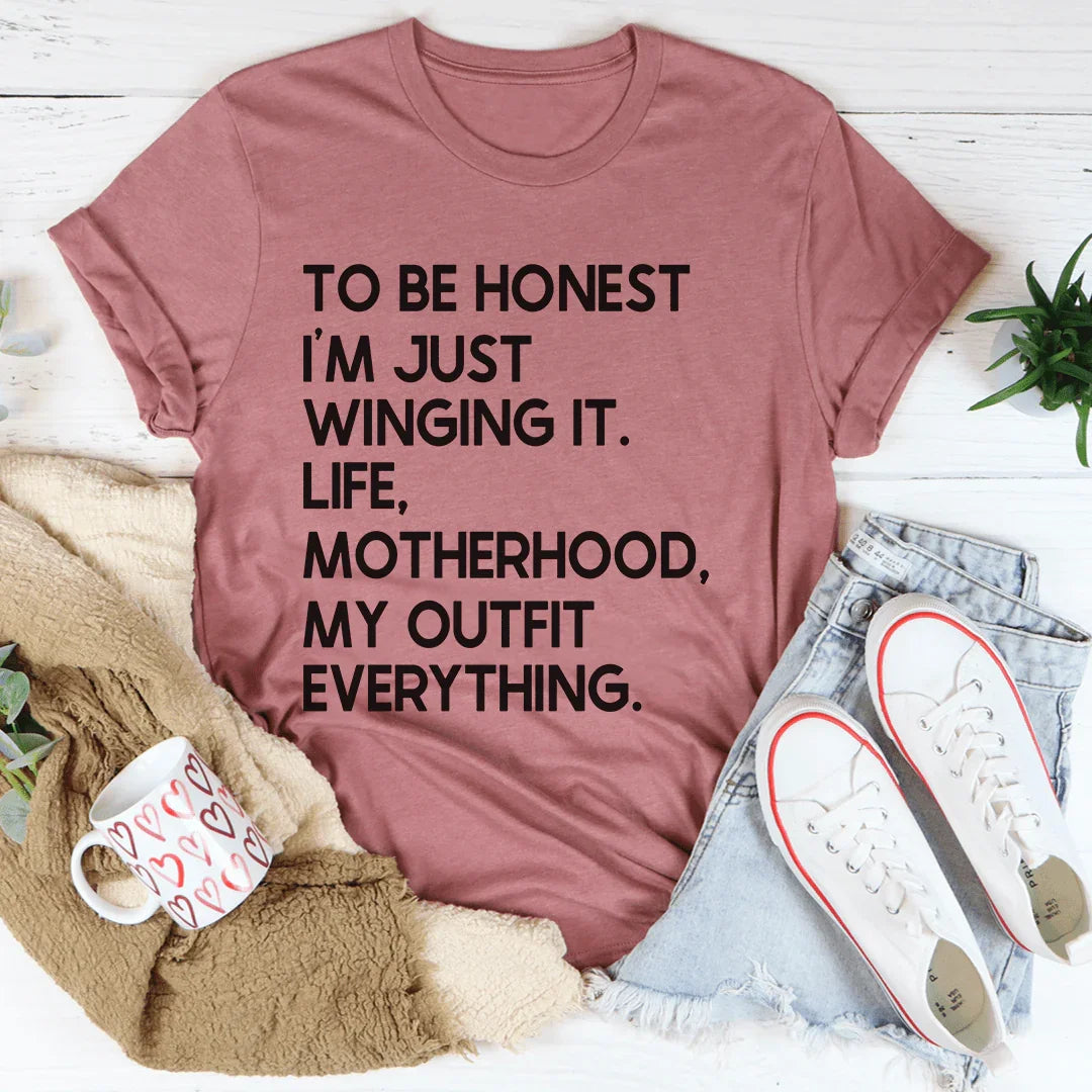 I'm Just Winging It Tee - WonderingCloth