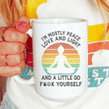 I'm Mostly Peace Love And Light Mug15 oz - WonderingCloth