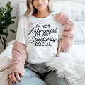 I'm Not Anti-Social Tee - WonderingCloth