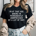 I'm Permanently Unimpressed Tee - WonderingCloth